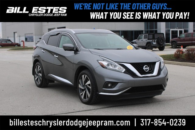 2016 Nissan Murano Platinum at Bill Estes CDJR in Brownsburg IN