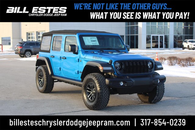 2024 Jeep Wrangler Willys at Bill Estes CDJR in Brownsburg IN