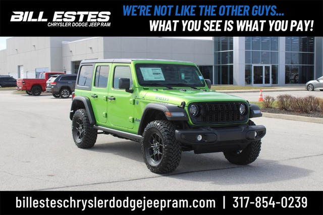 2025 Jeep Wrangler 4xe Willys at Bill Estes CDJR in Brownsburg IN
