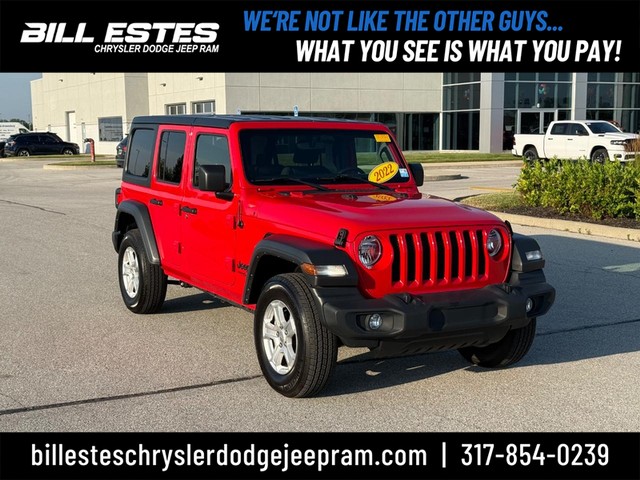 2022 Jeep Wrangler Unlimited Sport S at Bill Estes CDJR in Brownsburg IN