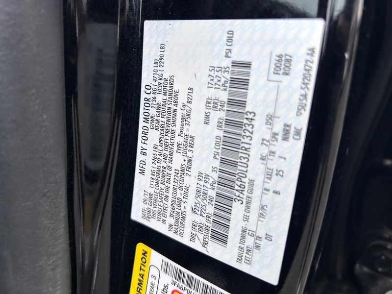 Ford Fusion Hybrid Vehicle Image 21