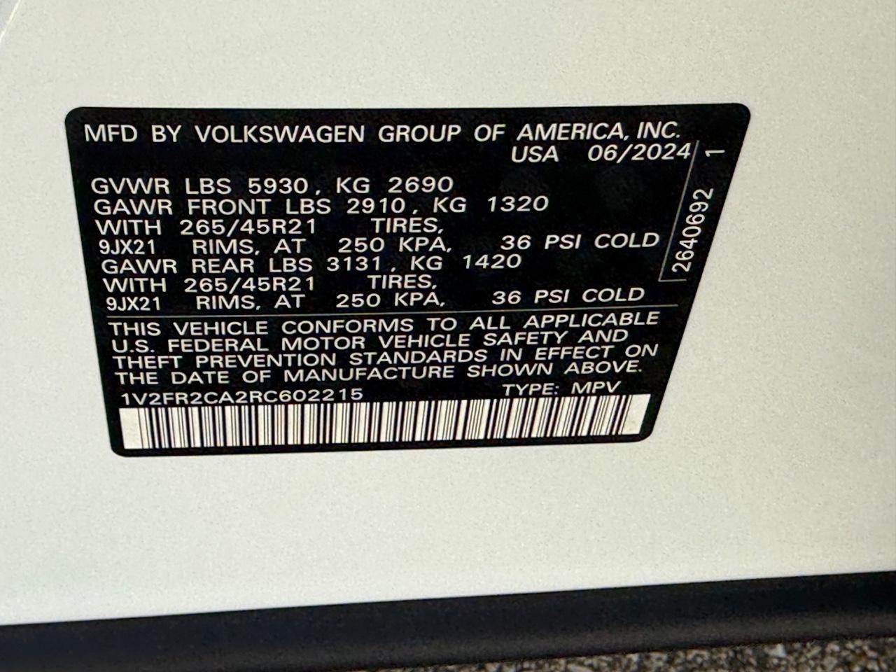 Volkswagen Atlas Vehicle Image 23