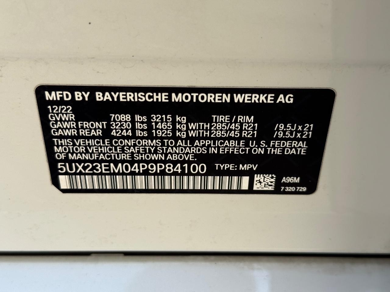 BMW X7 Vehicle Image 23