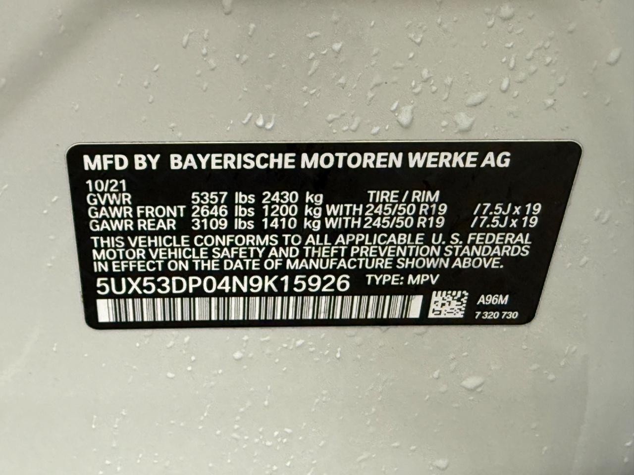 BMW X3 Vehicle Image 24