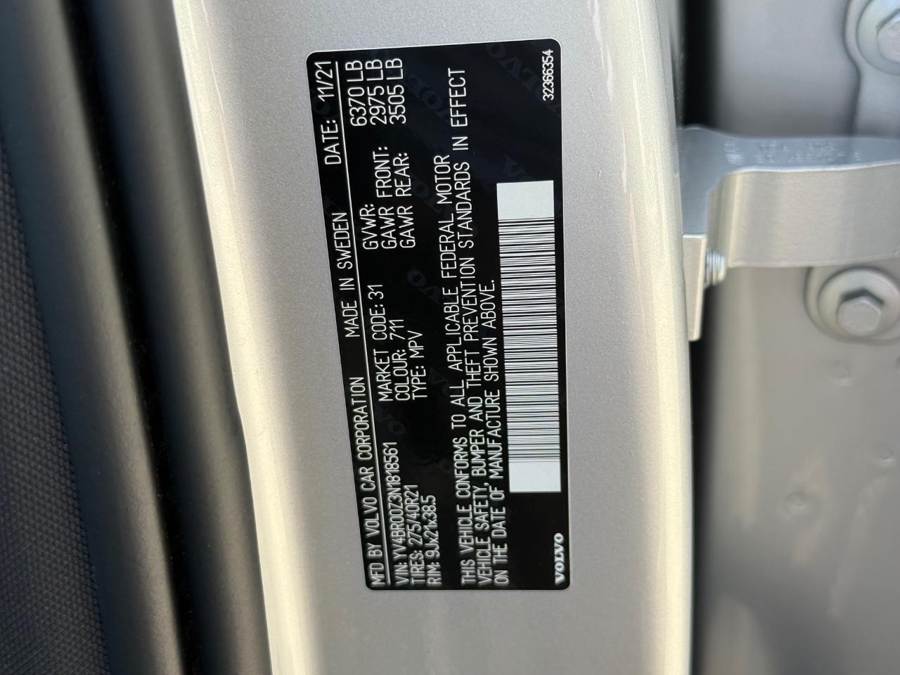 Volvo XC90 Recharge Plug-In Hybrid Vehicle Image 24