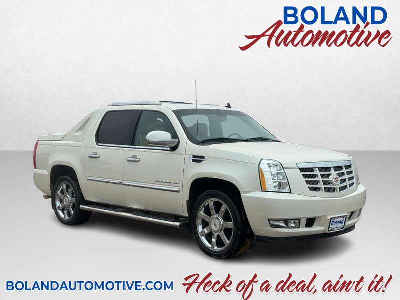 White Diamond Tricoat 2013 Cadillac Escalade EXT Premium 4WD Pickup Truck All-Wheel Drive Automatic
