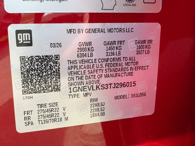 Chevrolet Traverse Vehicle Image 18