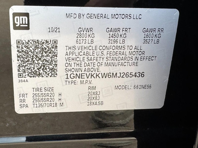 Chevrolet Traverse Vehicle Full-screen Gallery Image 24