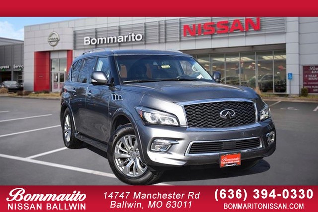 2016 INFINITI QX80 4WD 4dr at Frazier Automotive in Hazelwood MO