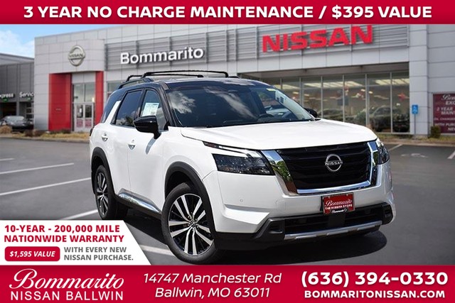 2025 Nissan Pathfinder Platinum at Frazier Automotive in Hazelwood MO