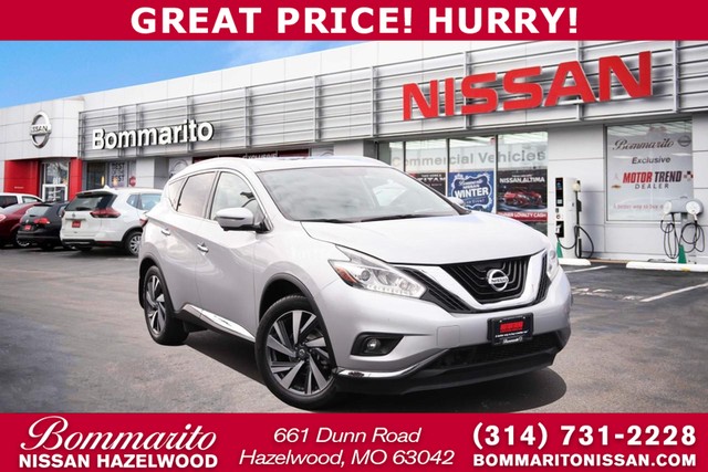 2017 Nissan Murano Platinum at Frazier Automotive in Hazelwood MO