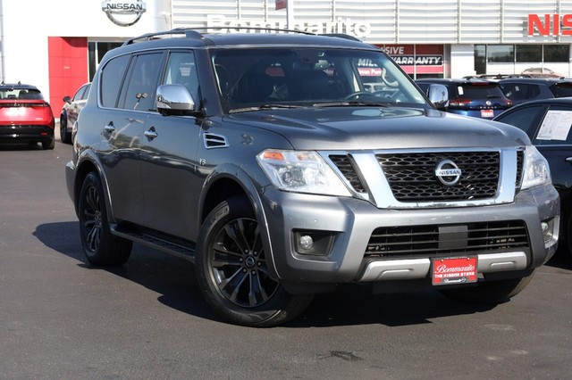 Used 2017 Nissan Armada Platinum with VIN JN8AY2NE9H9707025 for sale in Hazelwood, MO