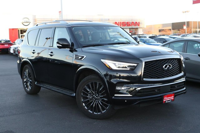 Used 2024 INFINITI QX80 PREMIUM SELECT 4WD with VIN JN8AZ2AE7R9328237 for sale in Hazelwood, MO