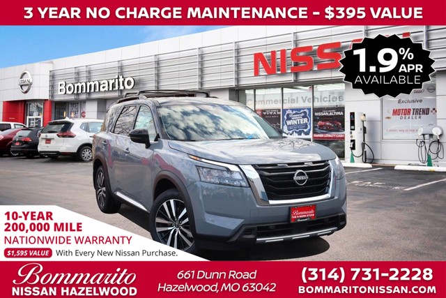 2025 Nissan Pathfinder Platinum at Bommarito Nissan in Hazelwood MO