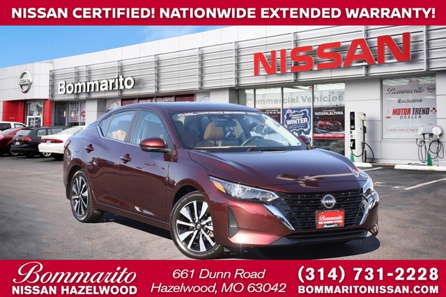 2024 Nissan Sentra SV at Bommarito MSRP site in Hazelwood MO