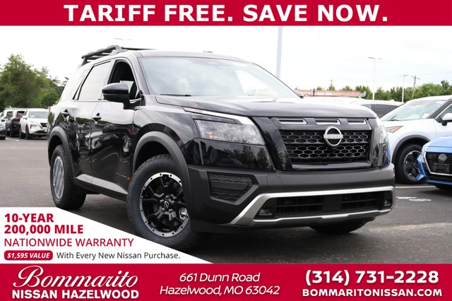 2025 Nissan Pathfinder Rock Creek at Bommarito MSRP site in Hazelwood MO
