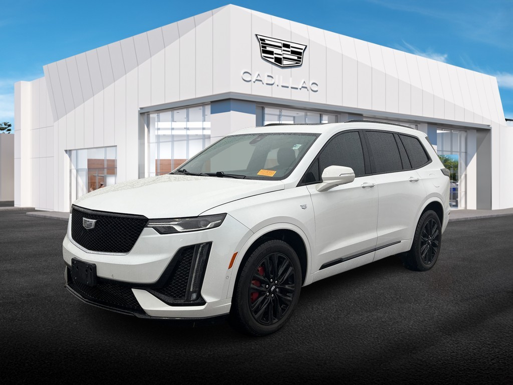 Crystal White Tricoat 2024 Cadillac XT6 Sport AWD SUV / Crossover Four-Wheel Drive Automatic