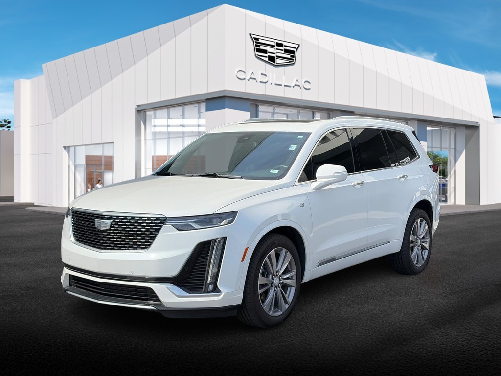 Crystal White Tricoat 2024 Cadillac XT6 Premium Luxury AWD SUV / Crossover Four-Wheel Drive Automatic