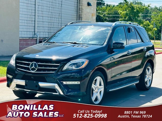 2015 Mercedes-Benz M-Class ML 400 at Bonilla's Austin Used Cars for Sale in Austin TX