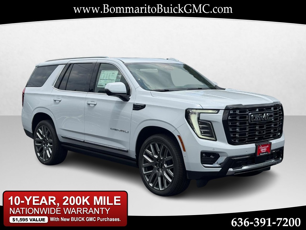 Glacier White Tricoat 2026 GMC Yukon SUV / Crossover Four-Wheel Drive