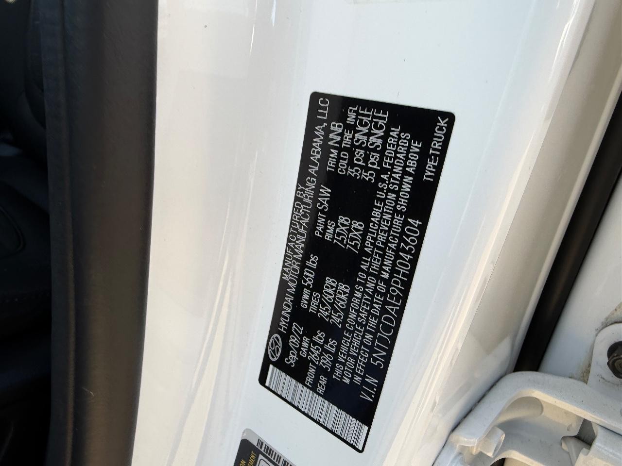 Hyundai Santa Cruz Vehicle Full-screen Gallery Image 20