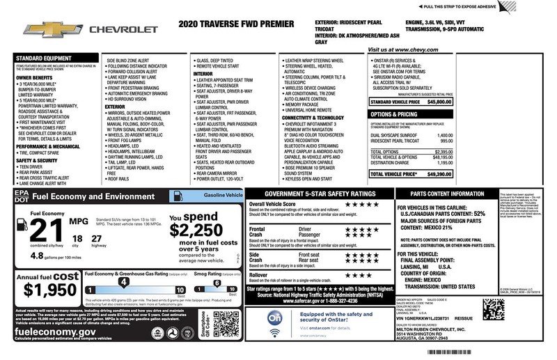 Chevrolet Traverse Vehicle Full-screen Gallery Image 02