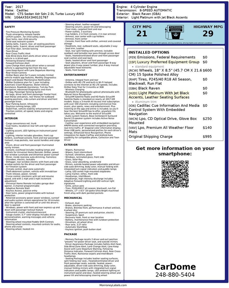 Cadillac CTS Sedan Vehicle Full-screen Gallery Image 02