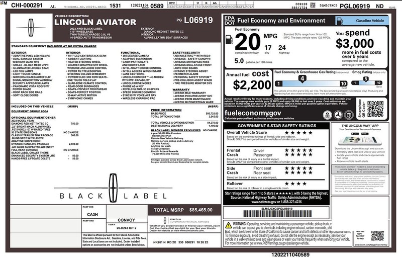 Lincoln Aviator Vehicle Full-screen Gallery Image 02