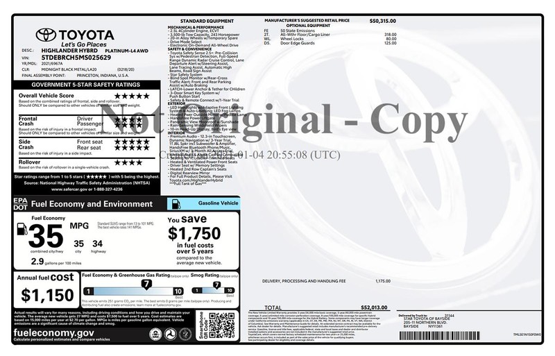 Toyota Highlander Hybrid Vehicle Full-screen Gallery Image 02
