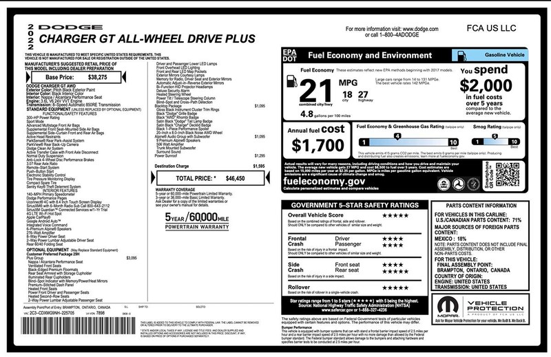 Dodge Charger Vehicle Full-screen Gallery Image 02