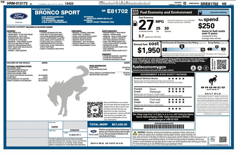 Ford Bronco Sport Vehicle Full-screen Gallery Image 02