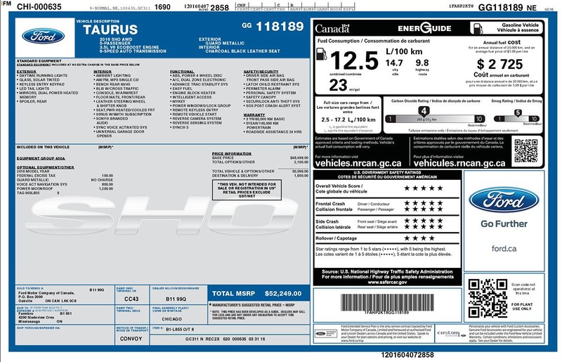 Ford Taurus Vehicle Full-screen Gallery Image 02