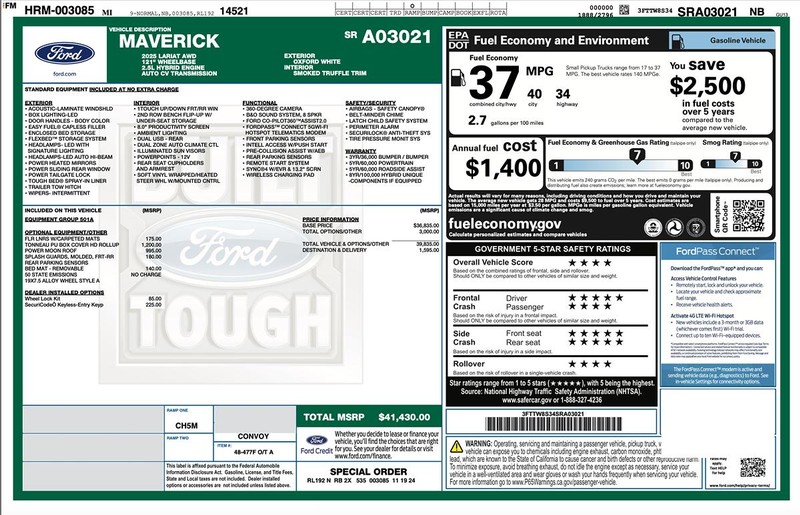 Ford Maverick Vehicle Full-screen Gallery Image 02