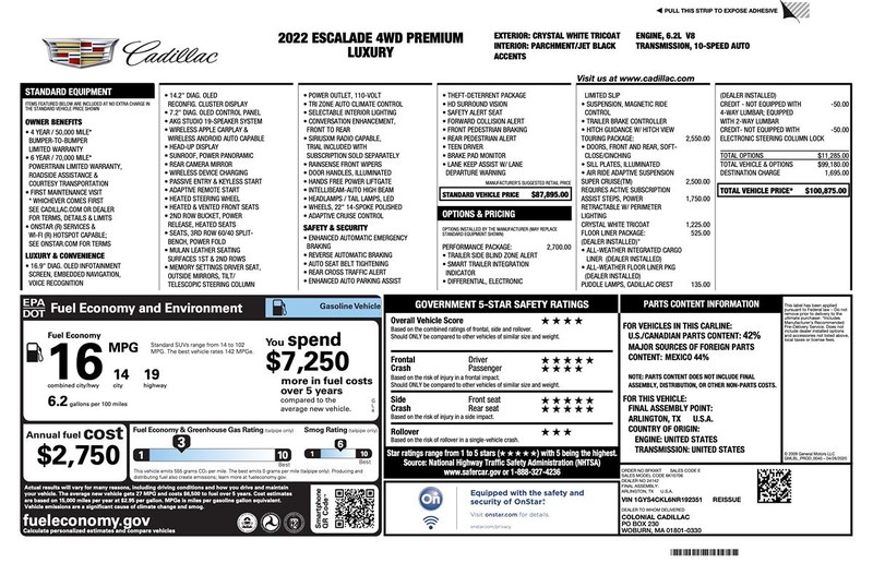 Cadillac Escalade Vehicle Full-screen Gallery Image 02