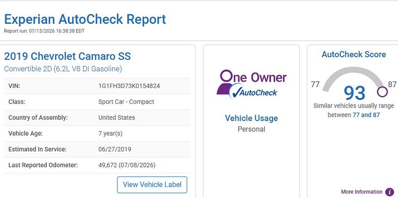 Chevrolet Camaro Vehicle Full-screen Gallery Image 02