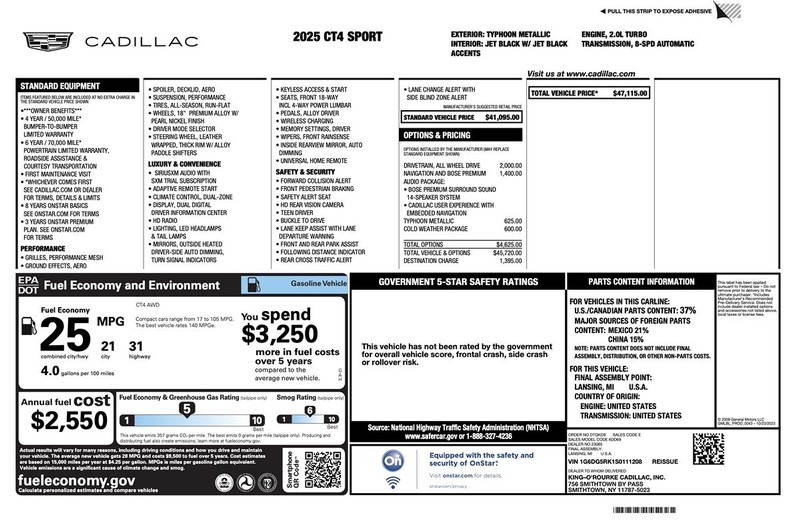 Cadillac CT4 Vehicle Full-screen Gallery Image 02