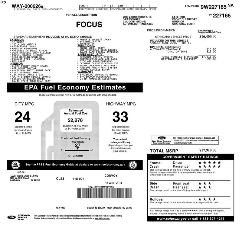 Ford Focus Coupe Vehicle Full-screen Gallery Image 02