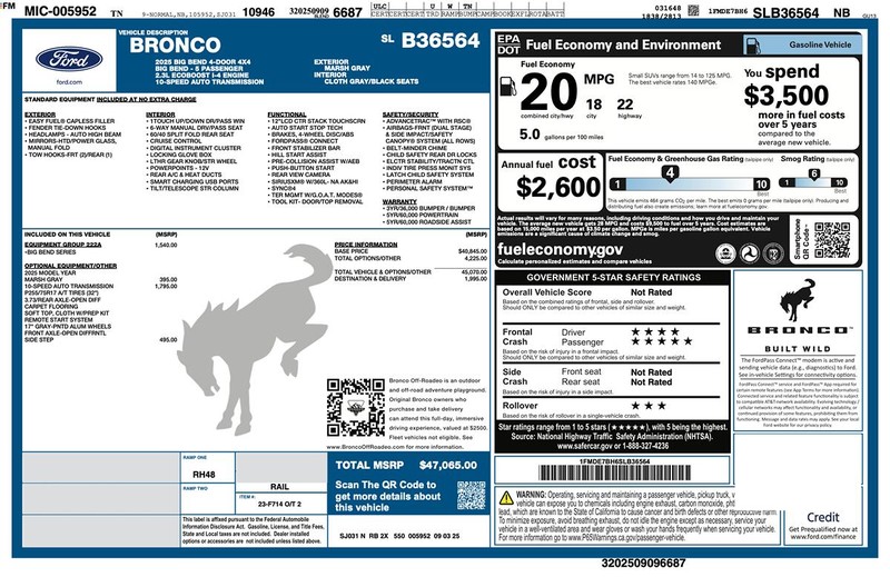 Ford Bronco Vehicle Full-screen Gallery Image 03