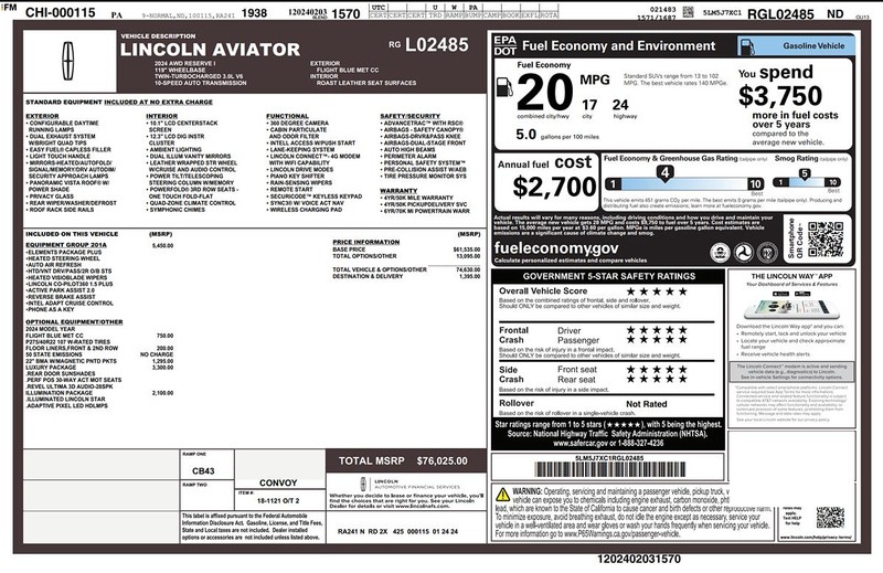 Lincoln Aviator Vehicle Full-screen Gallery Image 02
