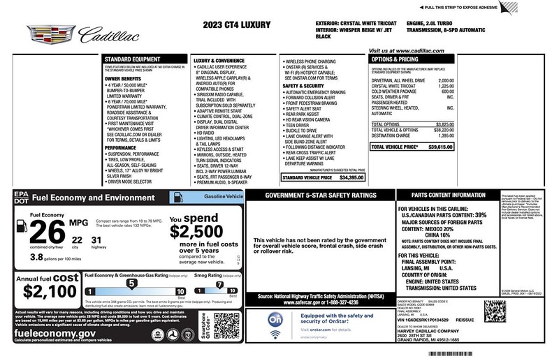 Cadillac CT4 Vehicle Full-screen Gallery Image 02