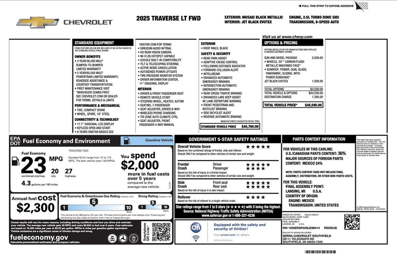 Chevrolet Traverse Vehicle Full-screen Gallery Image 03