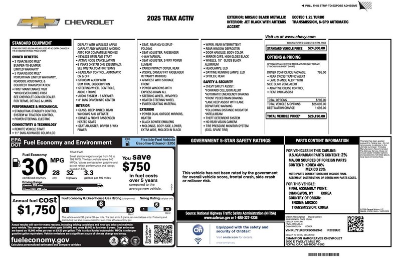 Chevrolet Trax Vehicle Full-screen Gallery Image 02