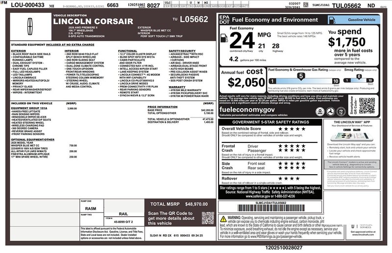 Lincoln Corsair Vehicle Full-screen Gallery Image 02