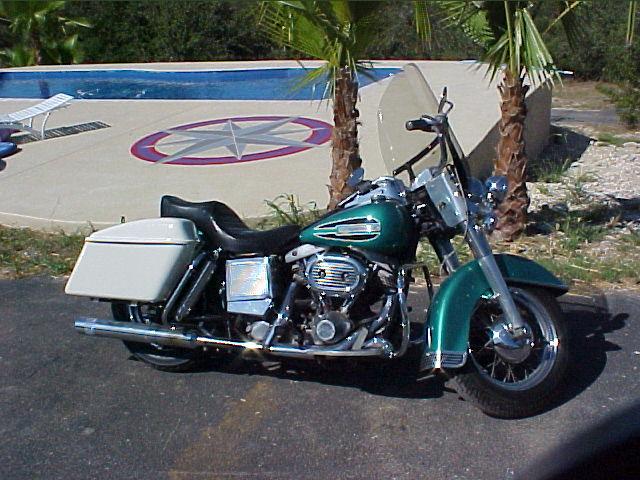 1972 Harley-Davidson FLH Electra Glide Emerald at CarsBikesBoats.com in Round Mountain TX