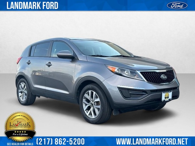 Used 2016 Kia Sportage LX with VIN KNDPBCAC9G7827323 for sale in Springfield, IL