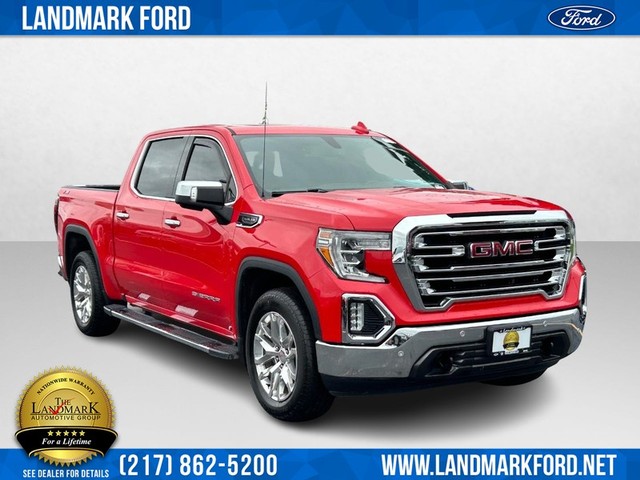 Used 2020 GMC Sierra 1500 SLT with VIN 3GTU9DED2LG414360 for sale in Springfield, IL