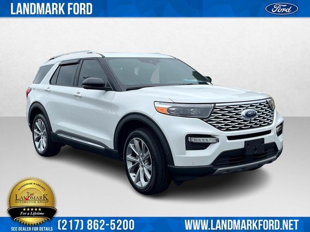 Used 2021 Ford Explorer Platinum with VIN 1FM5K8HC3MGB58340 for sale in Springfield, IL