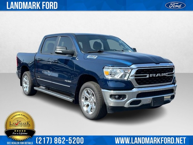 Used 2022 RAM Ram 1500 Pickup Big Horn/Lone Star with VIN 1C6RRFFG3NN422768 for sale in Springfield, IL