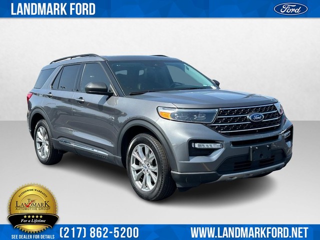 Used 2023 Ford Explorer XLT with VIN 1FMSK8DH6PGA55020 for sale in Springfield, IL