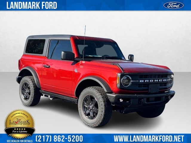 Used 2022 Ford Bronco 2-Door Black Diamond with VIN 1FMDE5CPXNLB50577 for sale in Springfield, IL